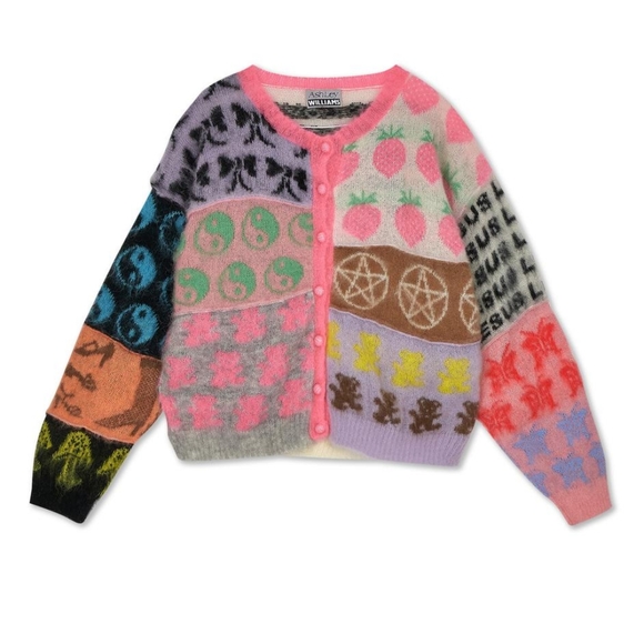 Ashley Williams Sweaters - Ashley Williams Cutie Cardigan (Patchwork)